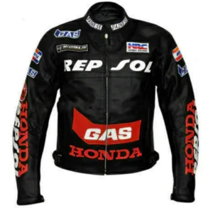 HONDA Motorbike Racing Leather Jacket