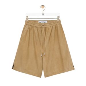 LOEWE SHORTS IN SUEDE