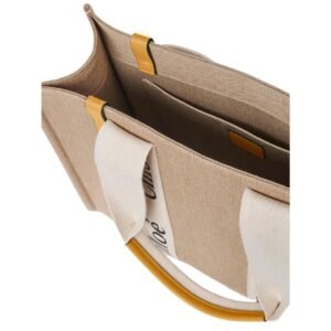 CHLOE MEDIUM WOODY TOTE BAG HONEY GOLD