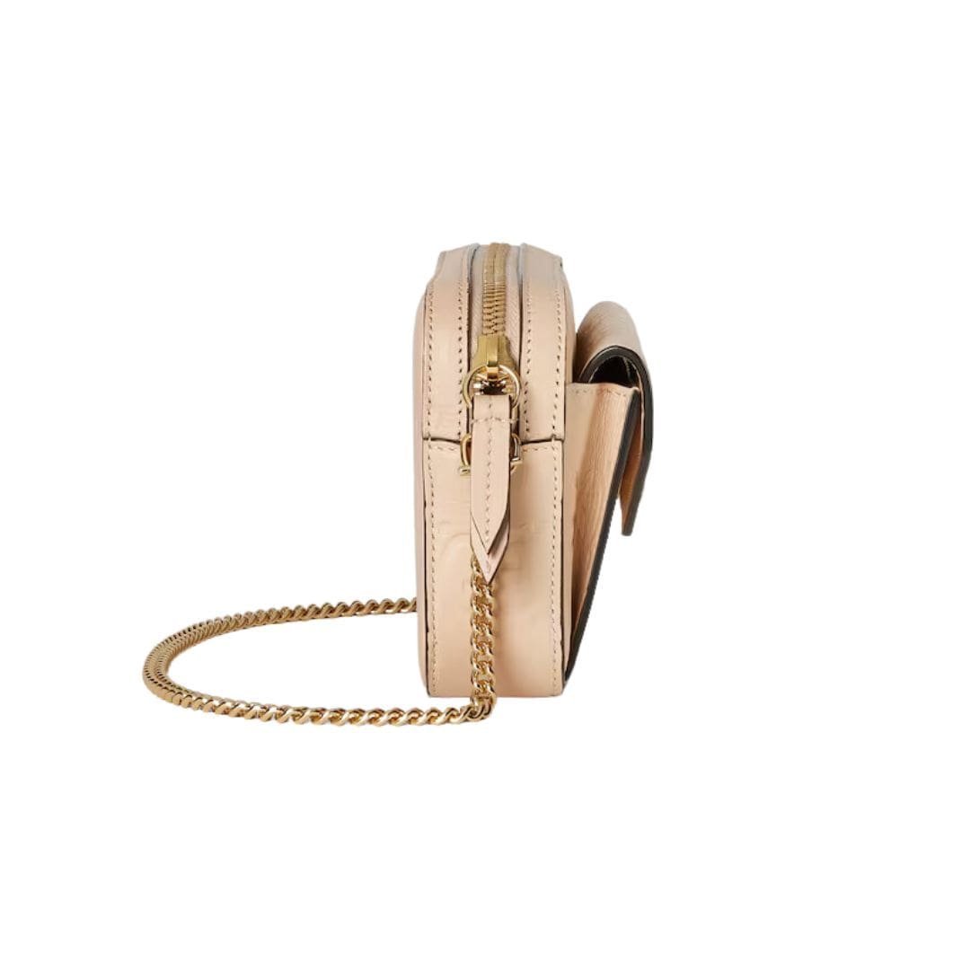 GUCCI GG SUPER MINI SHOULDER BAG IN LIGHT BEIGE - Image 3