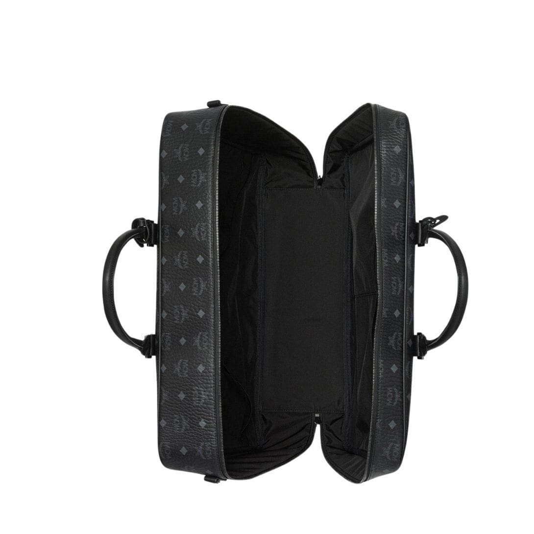 MCM LARGE OTTOMAR SUITCASE IN VISETOS BLACK - Image 4