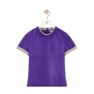 LOEWE TOP IN SUEDE CALFSKIN