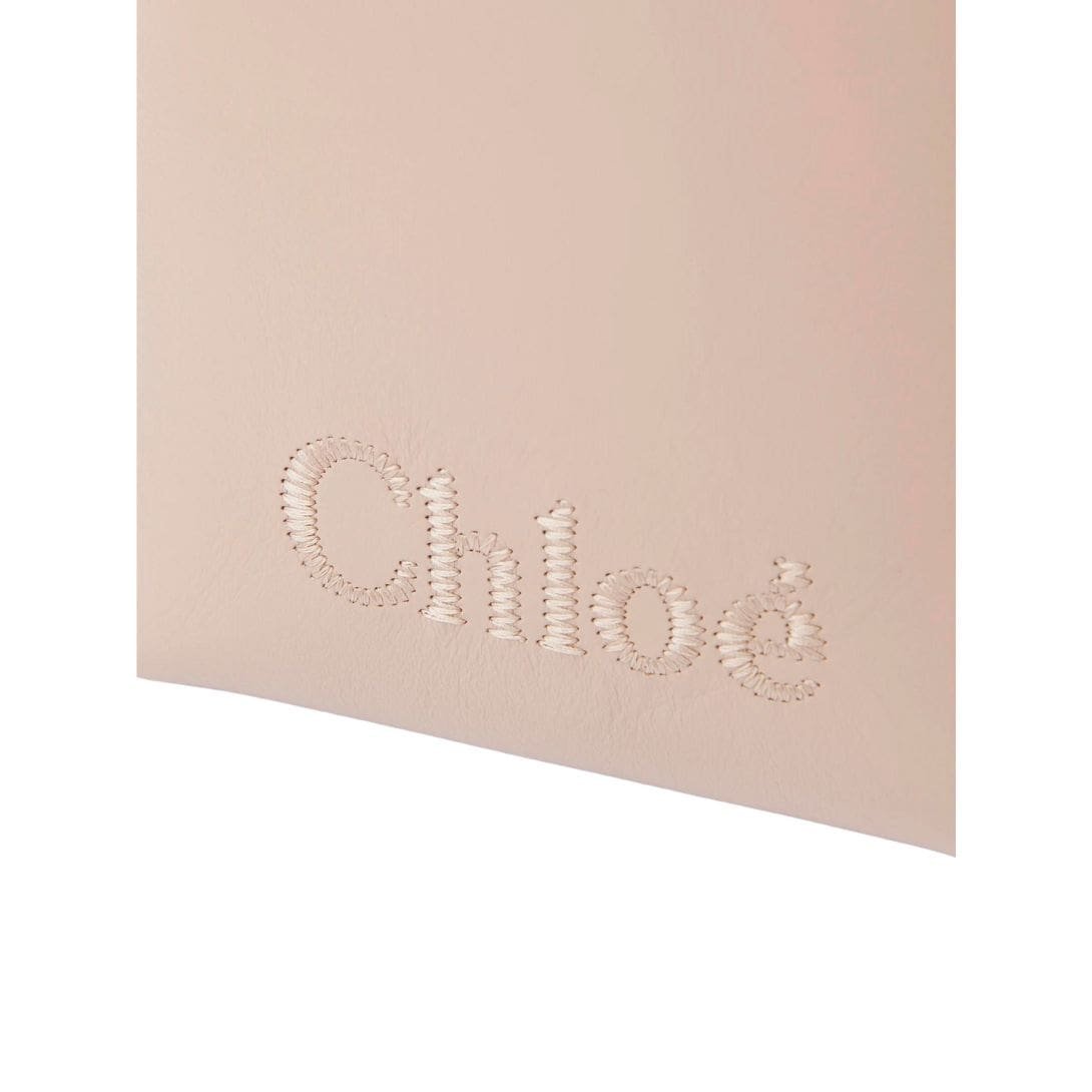 CHLOÉ SENSE MICRO TOTE BAG NOMAD BEIGE - Image 4