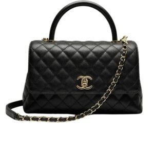 CHANEL LARGE FLAP BAG WITH TOP HANDLE