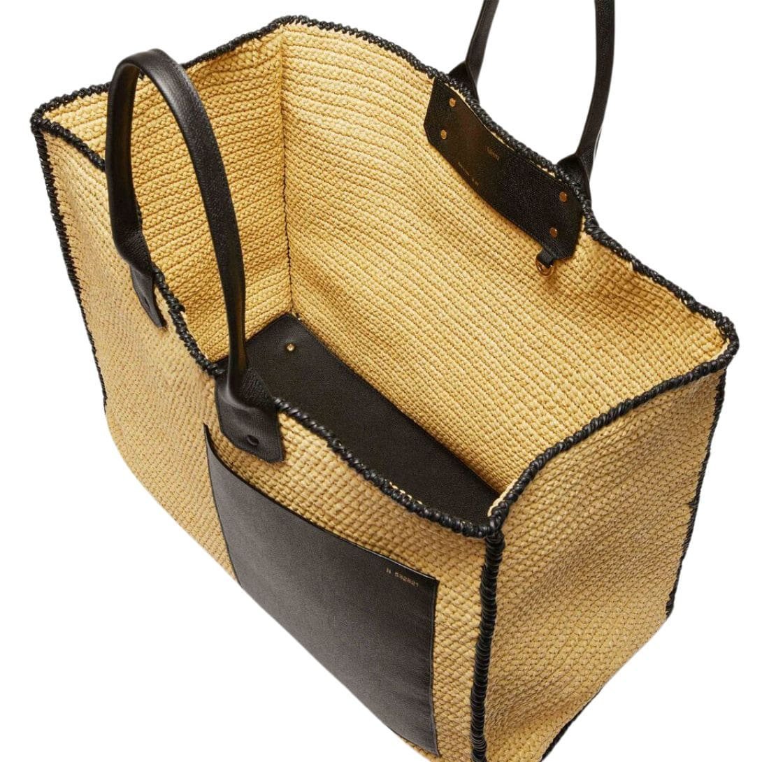 VALEXTRA SOFT TOTE RAFFIA CROCHET MAXI BAG - Image 4