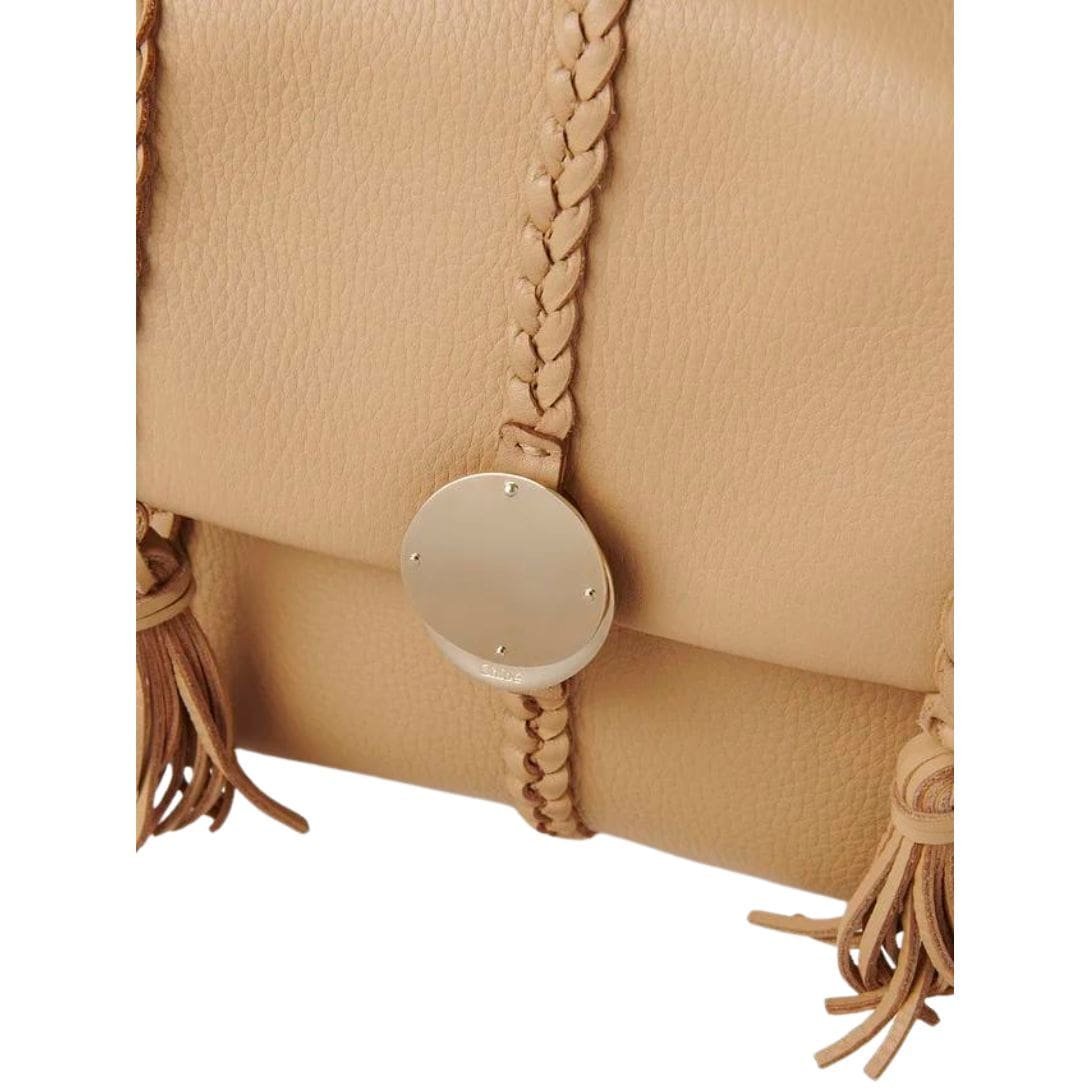 CHLOE PENELOPE SMALL SOFT SHOULDER BAG MILKY BROWN - Image 5