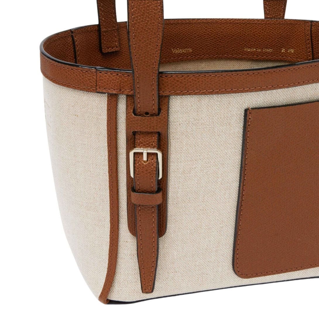 VALEXTRA SOFT CANVAS BUCKET MICRO BAG - Image 4