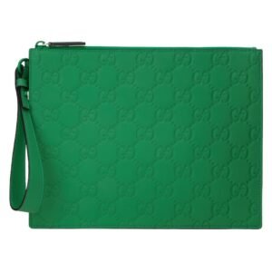 GUCCI GG RUBBER EFFECT POUCH
