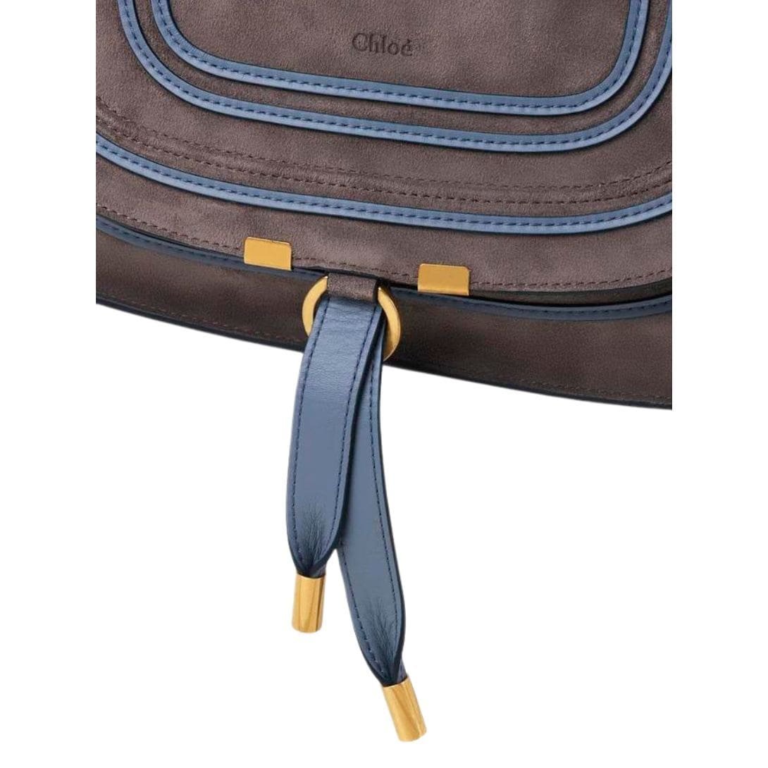 CHLOE MARCIE DOUBLE CARRY BAG CASHMERE GREY - Image 4