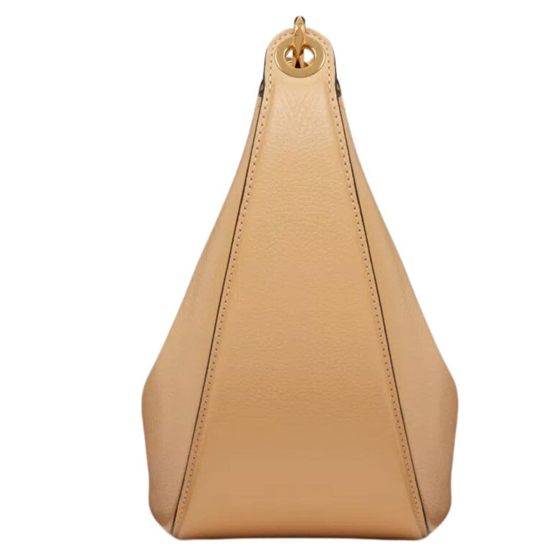 VALENTINO GARAVANI SMALL VLOGO MOON HOBO BAG IN GRAINY CALFSKIN WITH CHAIN - Image 8