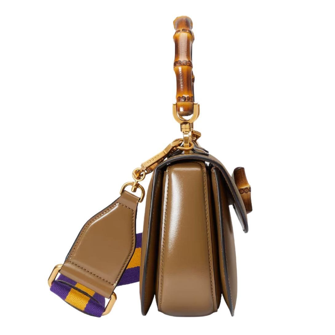 GUCCI GUCCI BAMBOO 1947 SMALL TOP HANDLE BAG - Image 6