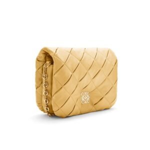 LOEWE GOYA PUFFER BAG IN SHINY LAMBSKIN