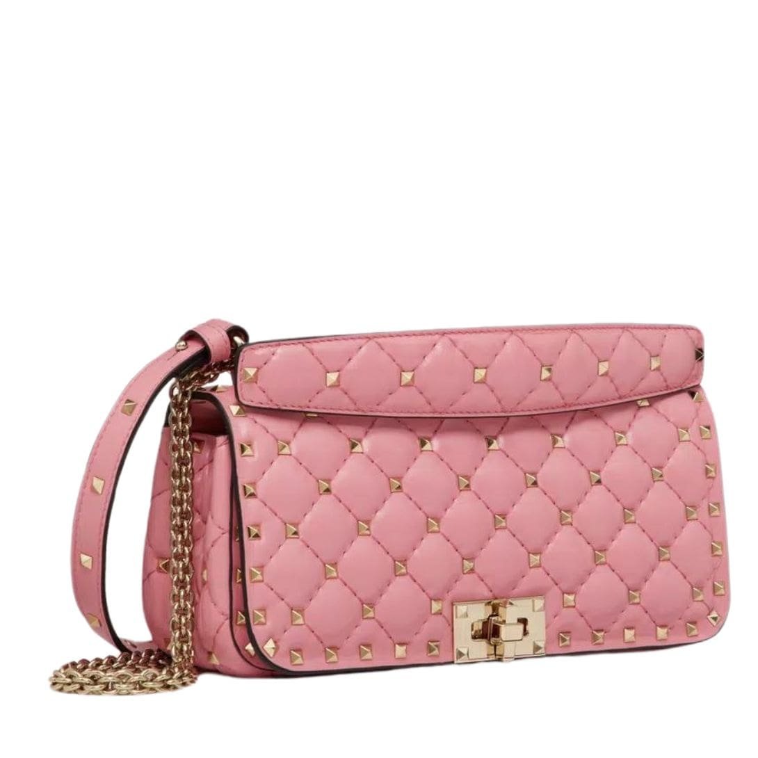 VALENTINO GARAVANI ROCKSTUD SPIKE CALFSKIN SHOULDER BAG - Image 5