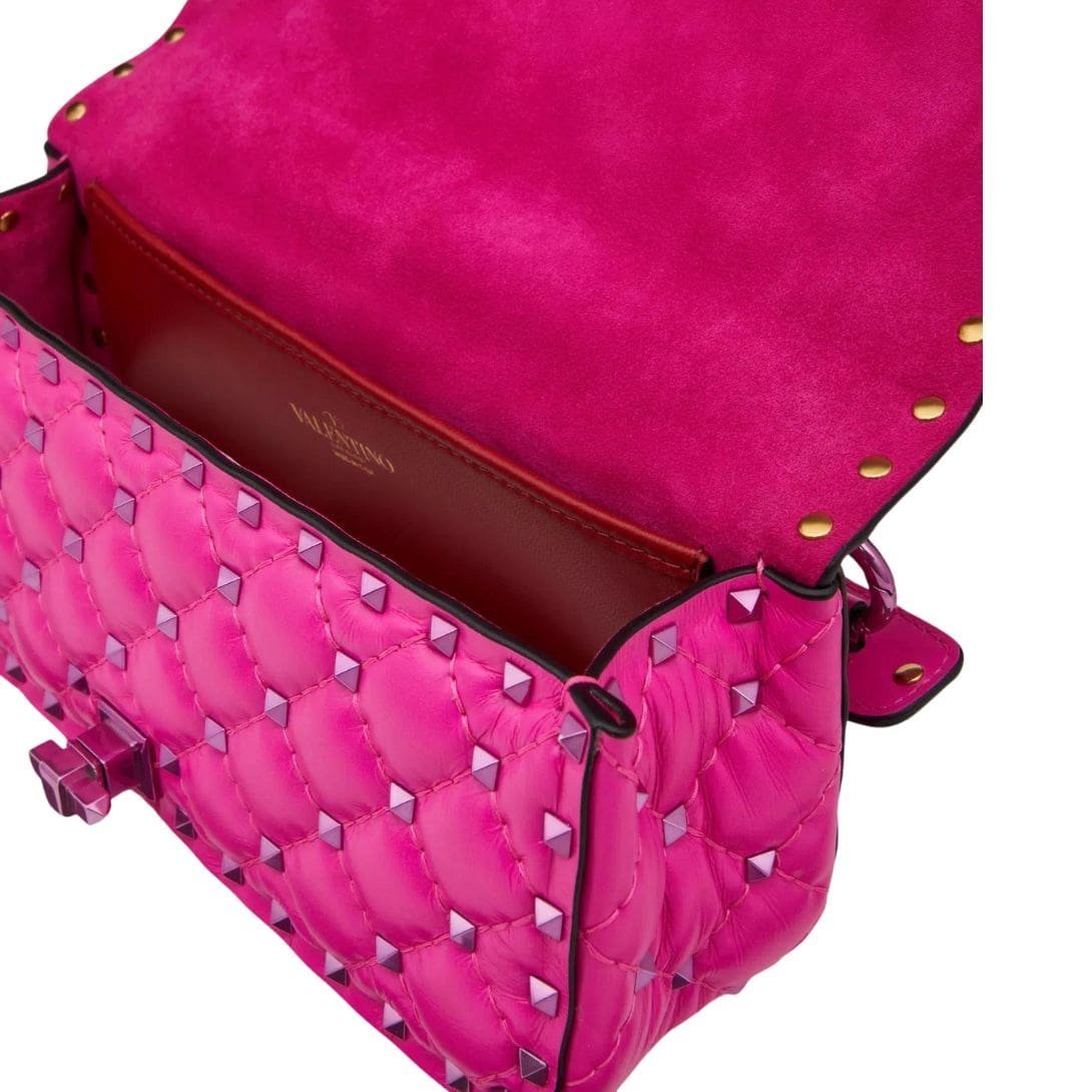 VALENTINO GARAVANI ROCKSTUD SPIKE CALFSKIN SHOULDER BAG - Image 3