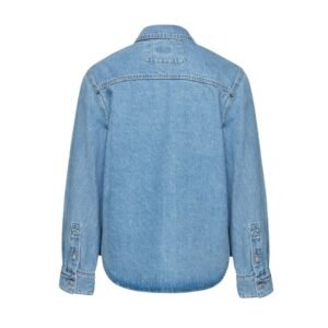 MAGDA BUTRYM CLASSIC OVERSIZED DENIM SHIRT IN LIGHT BLUE