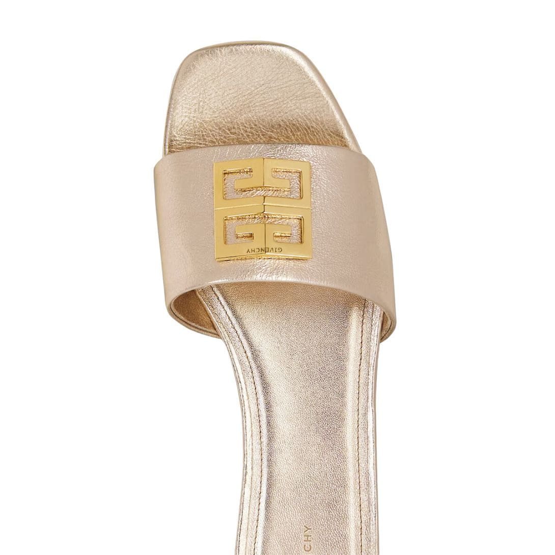 GIVENCHY 4G FLAT MULES IN LAMINATED LEATHER - Image 2