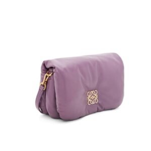 LOEWE GOYA PUFFER MINI BAG IN SHINY LAMBSKIN