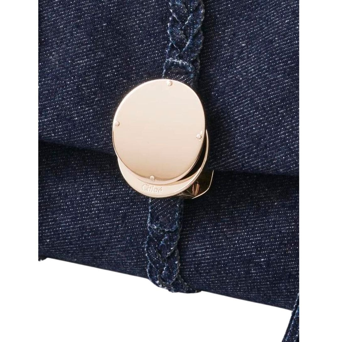 CHLOE PENELOPE MINI SOFT SHOULDER BAG DENIM - Image 5
