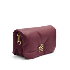 LOEWE GOYA PUFFER MINI BAG IN SHINY LAMBSKIN