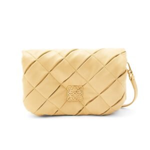 LOEWE GOYA PUFFER MINI BAG IN SHINY LAMBSKIN