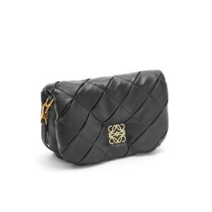 LOEWE GOYA PUFFER MINI BAG IN SHINY LAMBSKIN