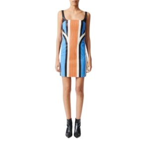 STOULS NINO CLOSE-FITTING LEATHER DRESS