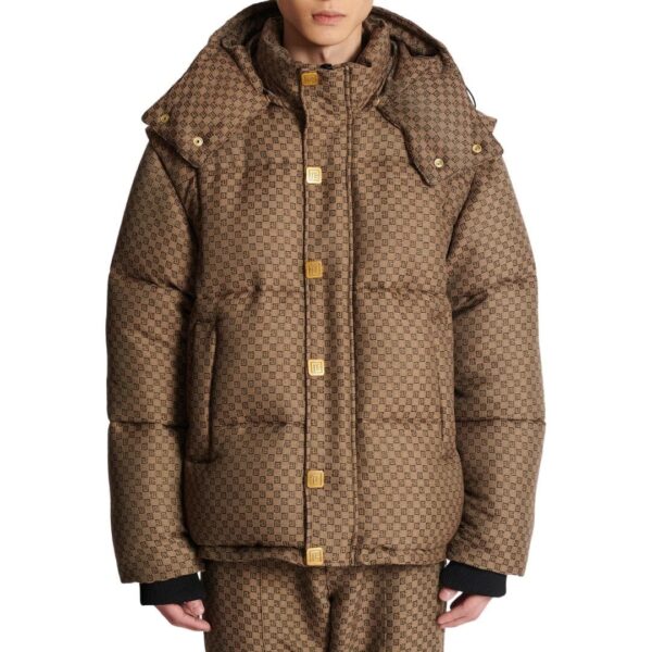 BALMAIN MINI MONOGRAMMED DOWN JACKET - Image 7