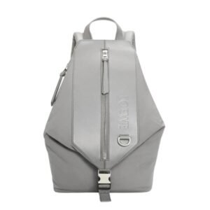 LOEWE SMALL CONVERTIBLE BACKPACK IN NYLON AND CALFSKIN