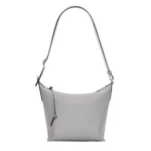 LOEWE SMALL CUBI CROSSBODY BAG IN SUPPLE SMOOTH CALFSKIN AND JACQUARD