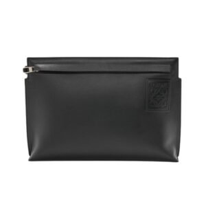 LOEWE T POUCH IN SATIN CALFSKIN