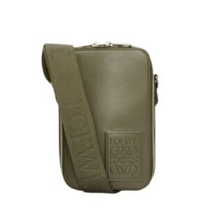 LOEWE VERTICAL CROSSBODY POCKET IN SATIN CALFSKIN