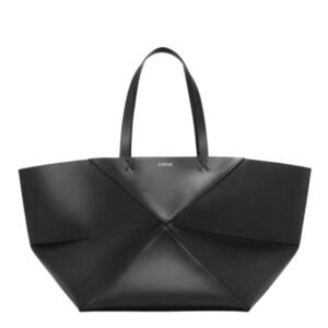 LOEWE XXL PUZZLE FOLD TOTE BAG IN SHINY CALFSKIN