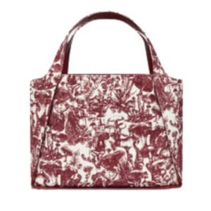 STELLA MCCARTNEY LOGO FUNGI FOREST TOILE DE JOUY TOTE BAG