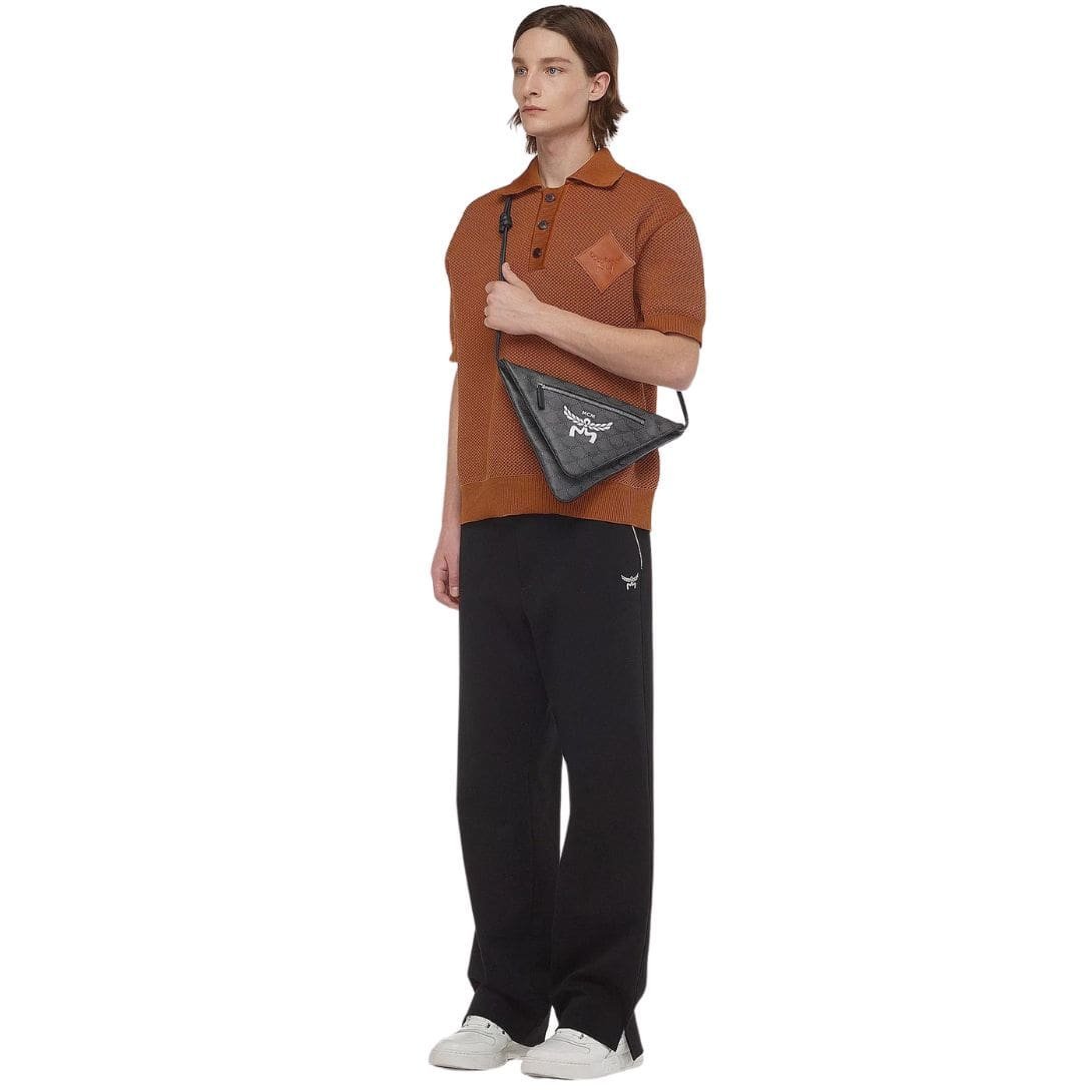 MCM HIMMEL TRIANGLE POUCH IN LAURETOS GREY - Image 4