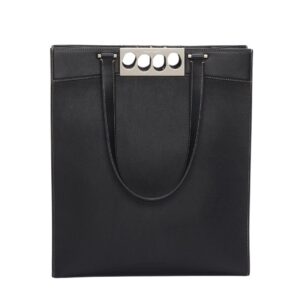 ALEXANDER MCQUEEN MANS THE GRIP TOTE BAG IN BLACK