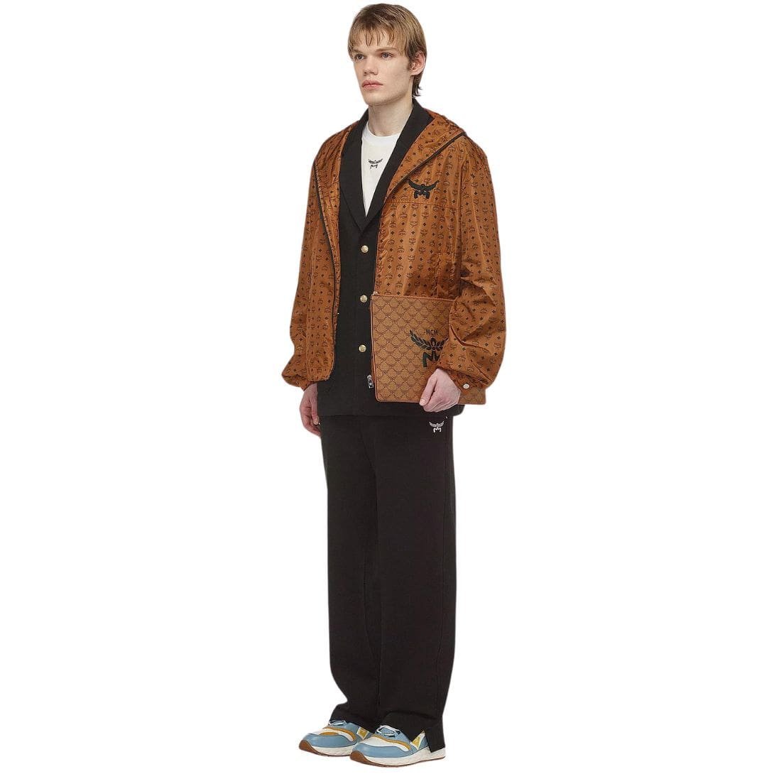 MCM HIMMEL ZIP POUCH IN LAURETOS COGNAC - Image 4