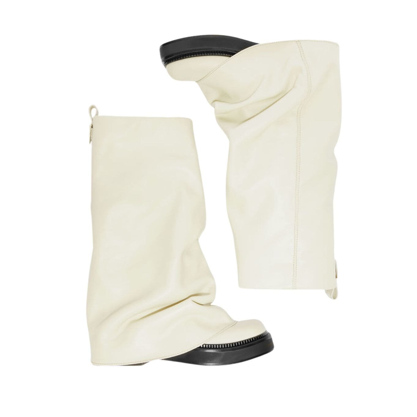 THE ATTICO ''ROBIN'' IVORY COMBAT BOOT - Image 4