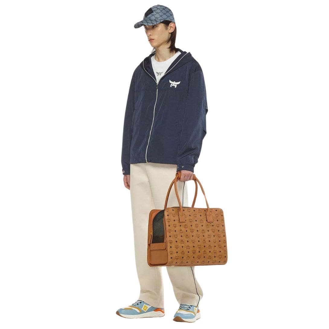 MCM PET CARRIER IN VISETOS COGNAC - Image 4