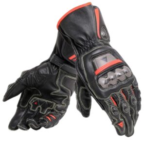 DAINESE FULL METAL 6 LEATHER GLOVES ORANGE