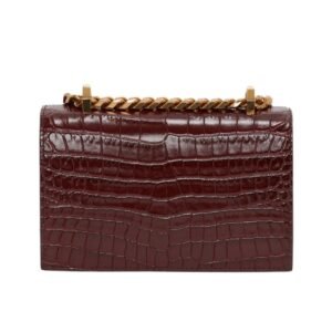 ALEXANDER MCQUEEN WOMANS MINI JEWELLED SATCHEL IN MADDER