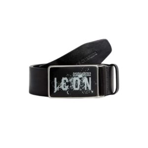 DSQUARED2 ICON SPLASH PLAQUE BELT