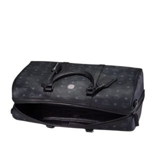 MCM OTTOMAR WEEKENDER BAG IN VISETOS BLACK