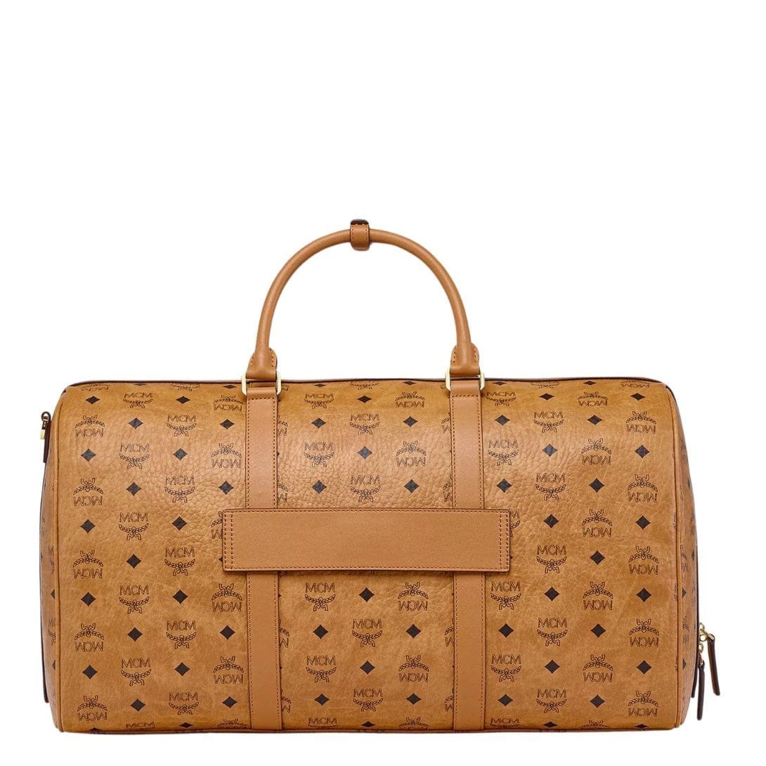 MCM OTTOMAR WEEKENDER BAG IN VISETOS COGNAC - Image 4