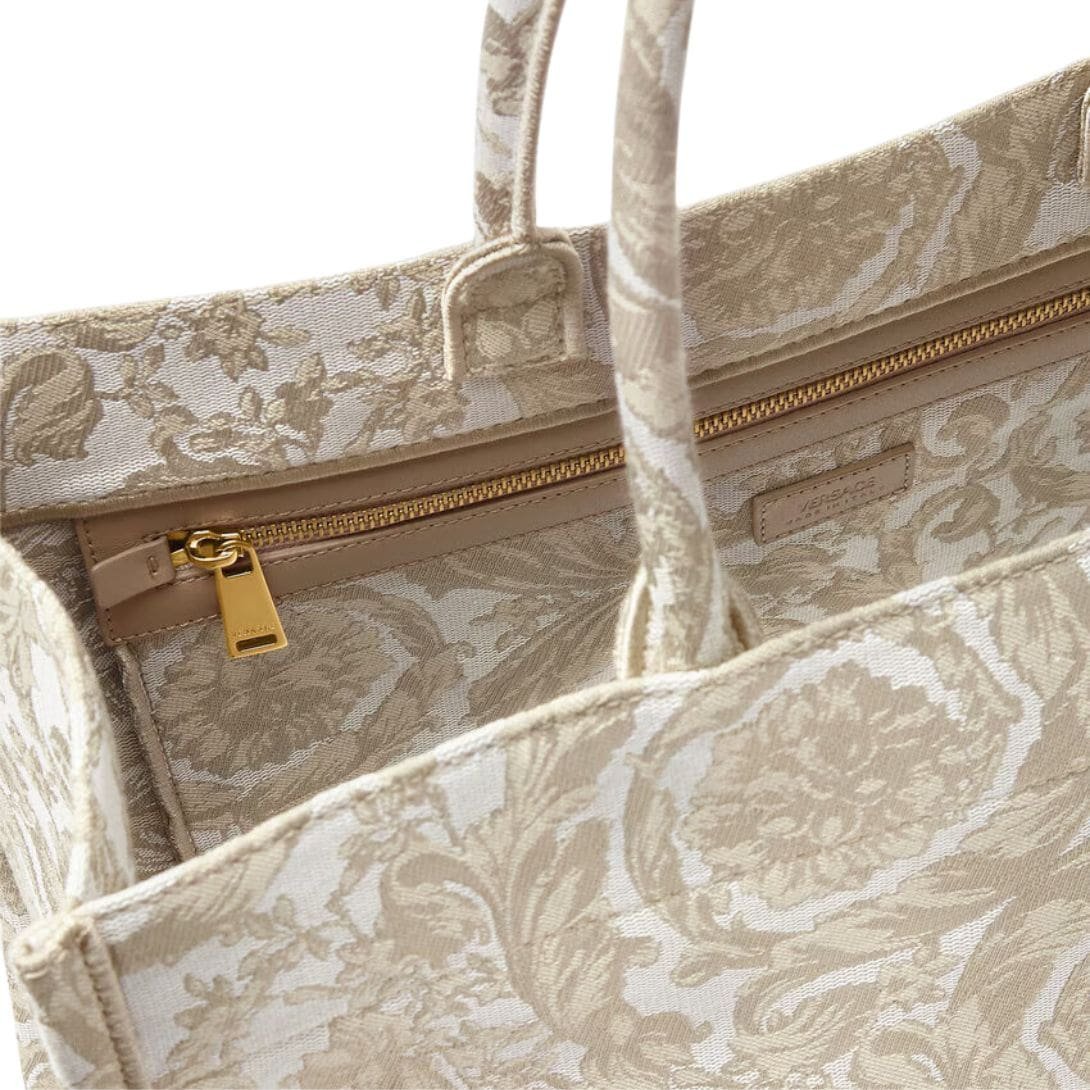 VERSACE BAROCCO ATHENA LARGE TOTE BAG - Image 4