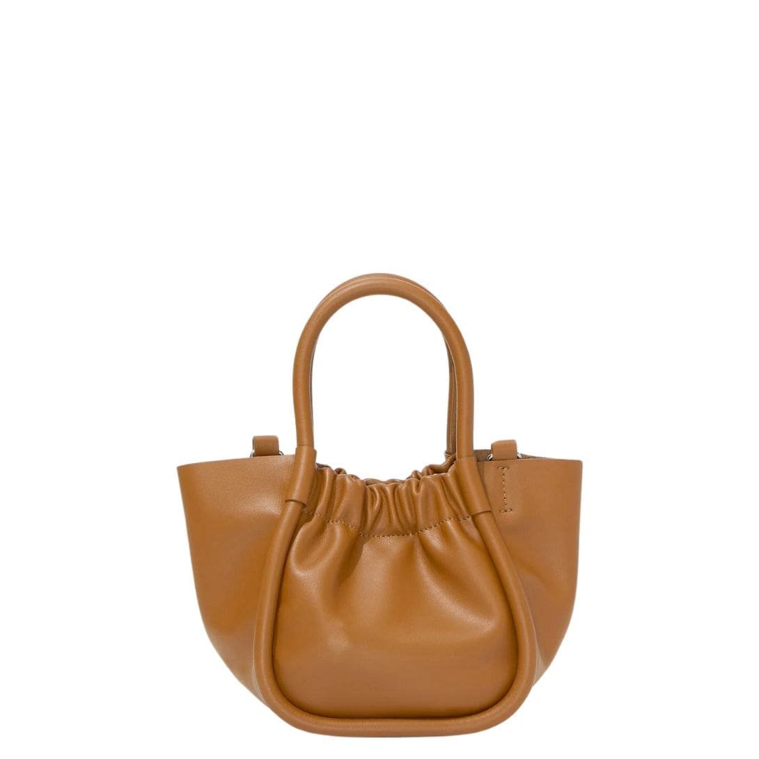 PROENZA EXTRA SMALL RUCHED TOTE COGNAC - Image 5
