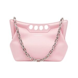 ALEXANDER MCQUEEN WOMENS THE PEAK BAG SMALL IN NEW PINK