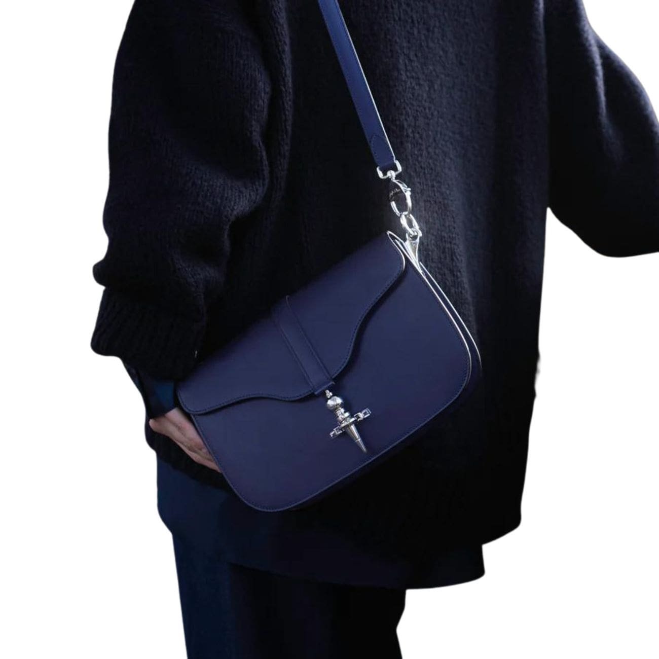 JOSEPH DUCLOS DIANE LEATHER MESSENGER BAG - Image 4