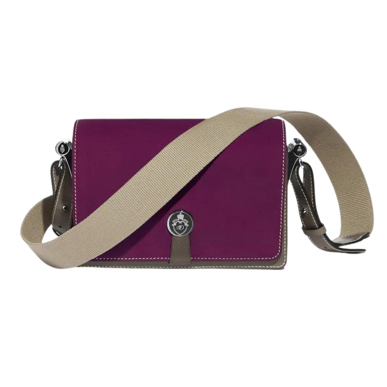 JOSEPH DUCLOS SAINT CLAIR LEATHER MESSENGER BAG