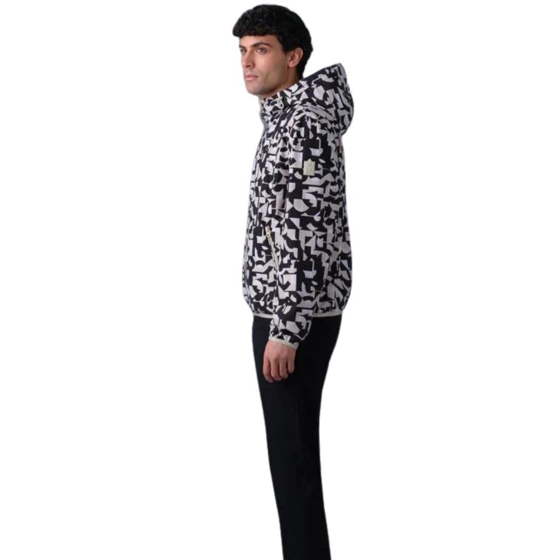 MACKAGE MICHAEL-PR REVERSIBLE ABSTRACT GEOMETRIC JACKET WITH HOOD - Image 6