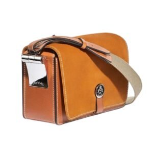 JOSEPH DUCLOS SAINT CLAIR LEATHER MESSENGER BAG